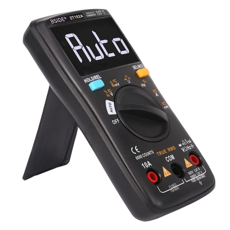 Display LCD BSIDE ZT102A 6000 parole AUTO Multimetro digitale con gamma automatica di ingranaggi intelligenti, ZT102A Display LCD BSIDE ZT102A 6000 parole AUTO Multimetro digitale con gamma automatica di ingranaggi intelligenti, ZT102A